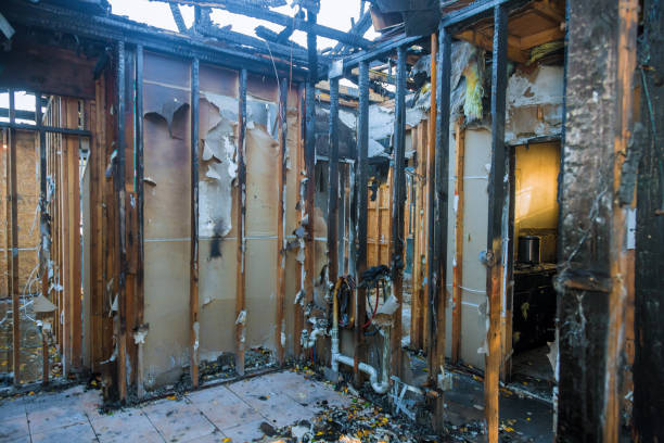 Professional Fire Damage Assessment technician working in Robbins, IL